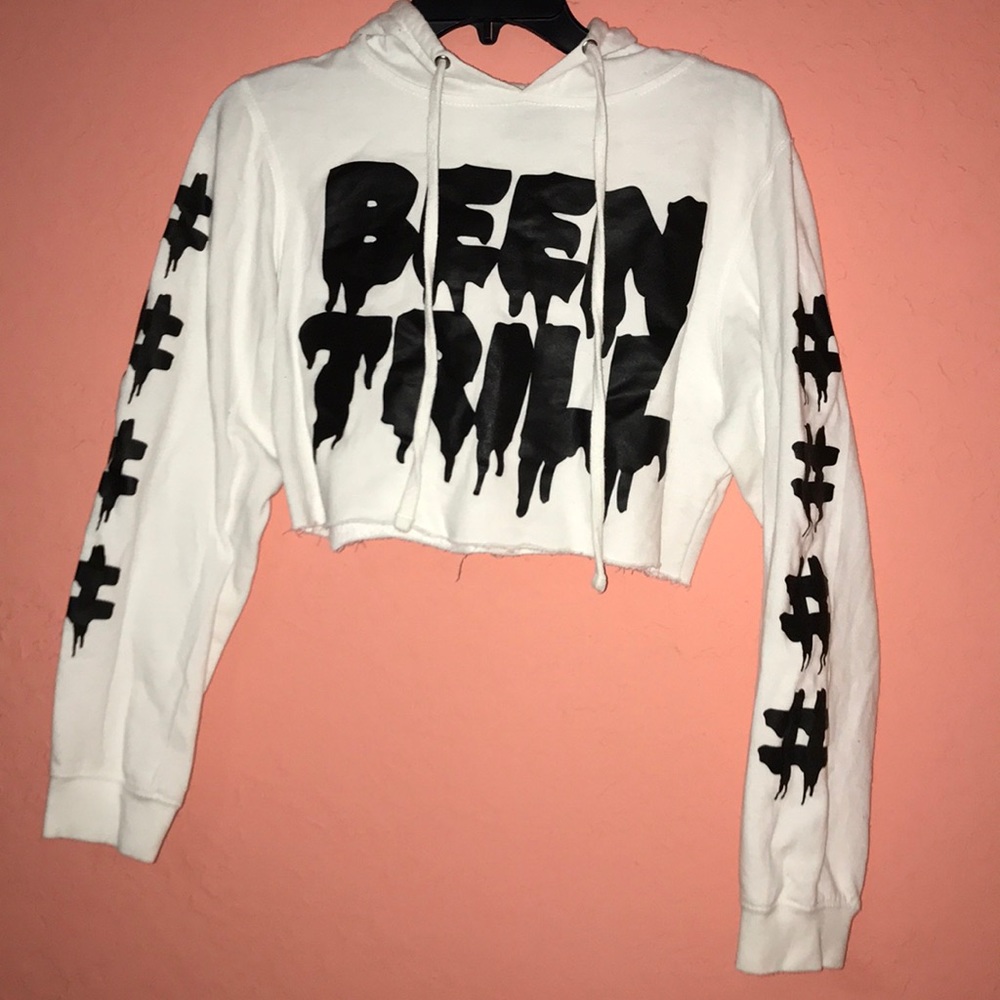 Cropped hoodie